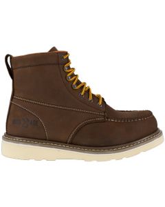 6 INCH BROWN WEDGE BOOT